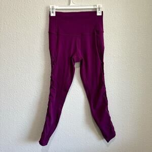 Lululemon High Times Rhythm Pant‎ Athleisure Leggings in Chilled Grape Purple 6